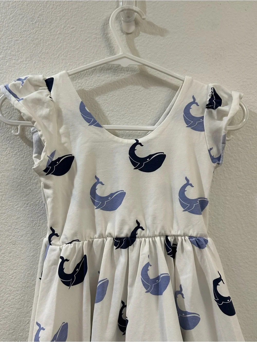 Monica + Andy Flutter Sleeve Whale Dress Size 5